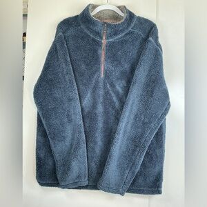 Trinity Men's Charcoal Zip-Up SweaterA0388